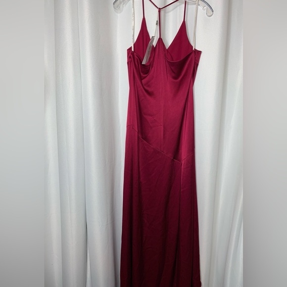 Halston Heritage Slip Dress in Mauve - Picture 9 of 13
